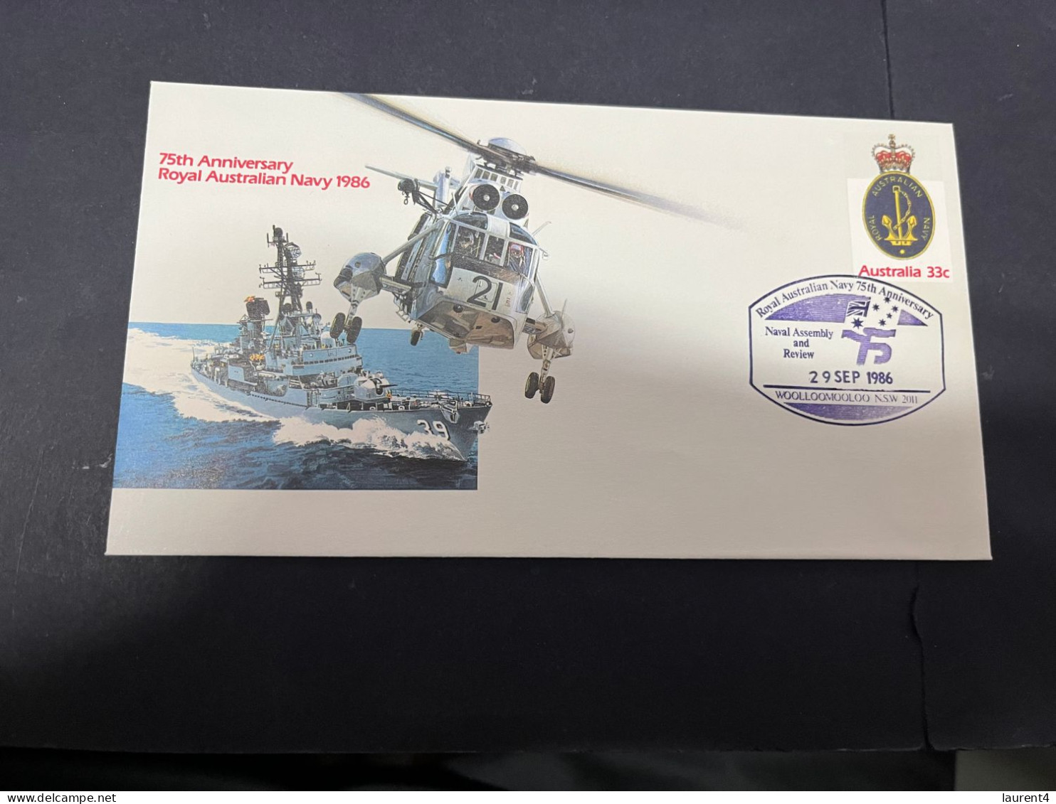 17-4-2024 (2 X 19) Australia - 1986 - 75th Anniversary Of The Royal Australian Navy (3 Covers) - Sobre Primer Día (FDC)