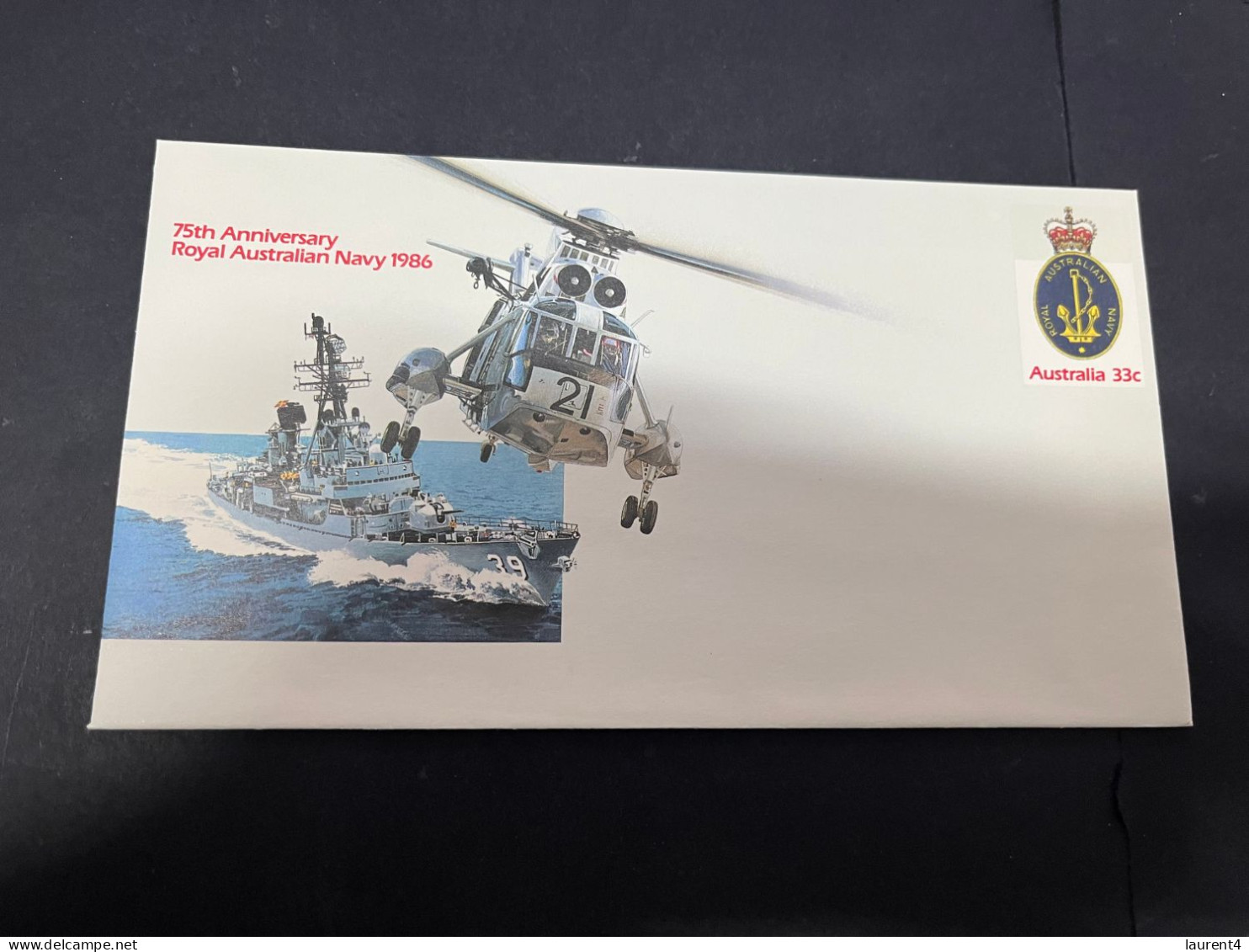 17-4-2024 (2 X 19) Australia - 1986 - 75th Anniversary Of The Royal Australian Navy (3 Covers) - Ersttagsbelege (FDC)