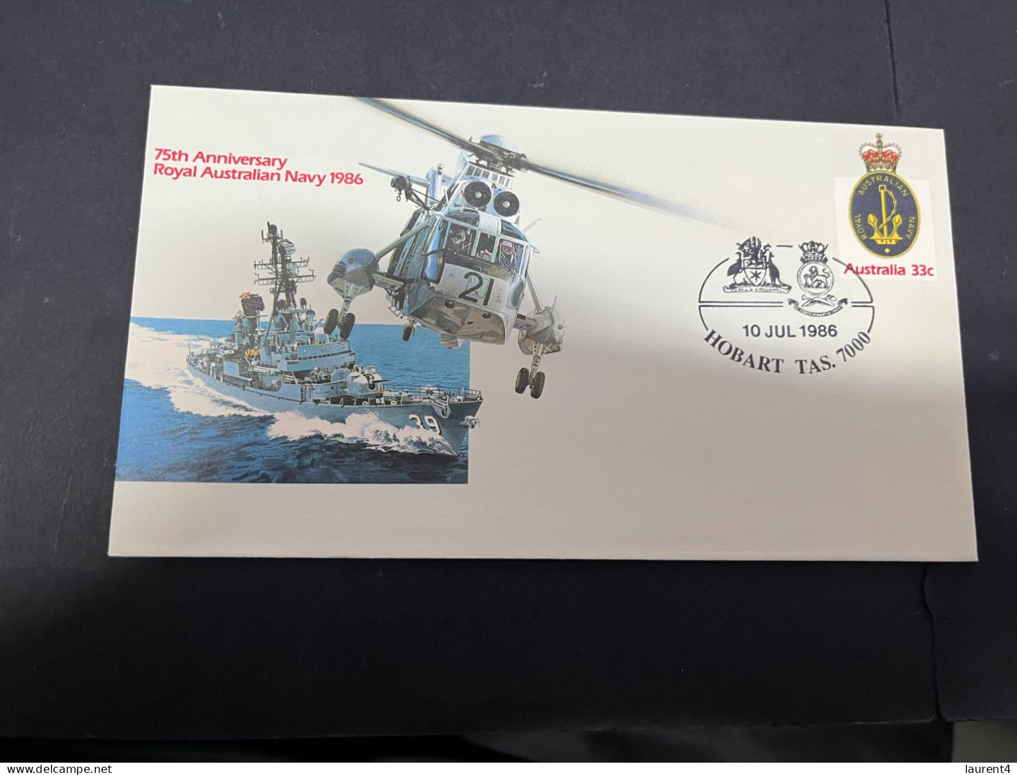 17-4-2024 (2 X 19) Australia - 1986 - 75th Anniversary Of The Royal Australian Navy (2 Covers) - Primo Giorno D'emissione (FDC)