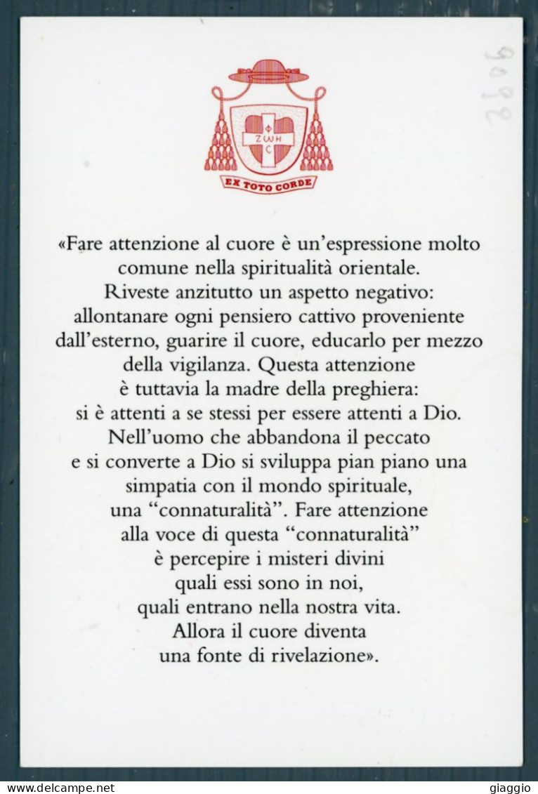 °°° Santino N. 9092 - Il Cardinale Tomas Spidlik °°° - Religione & Esoterismo