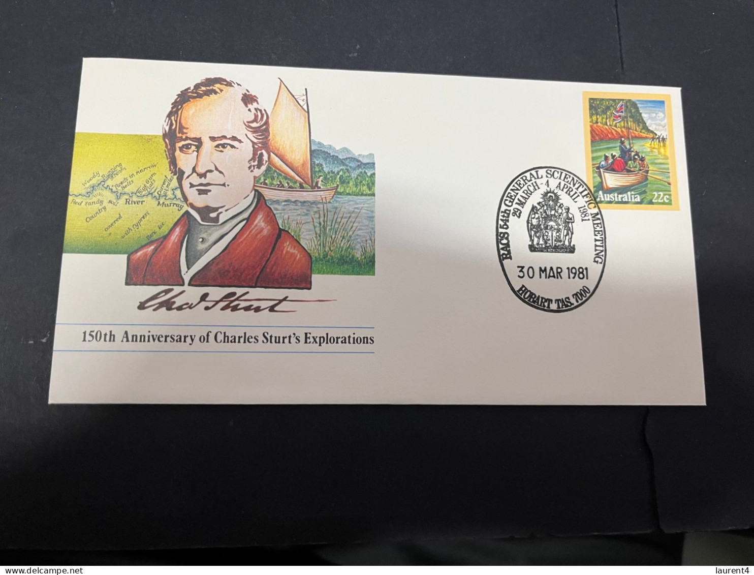 17-4-2024 (2 X 19) Australia - 1980 - Chales Sturt (1 Cover Number 000154) + RACS Scientific Meeting (2 Covers) - Omslagen Van Eerste Dagen (FDC)