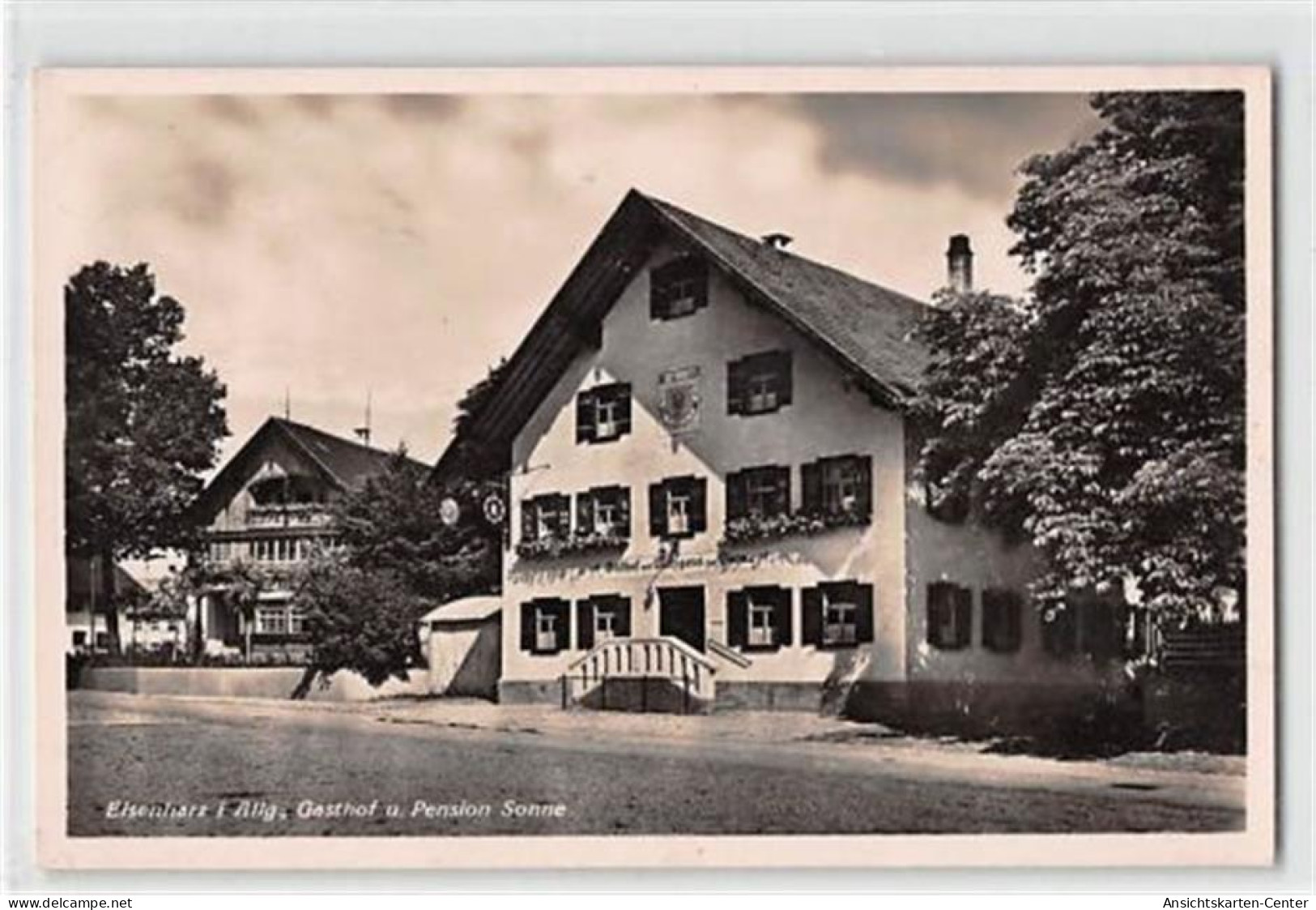 39114004 - Eisenharz Im Allgaeu. Gasthof Und Pension Sonne Ungelaufen  Gute Erhaltung. - Ravensburg