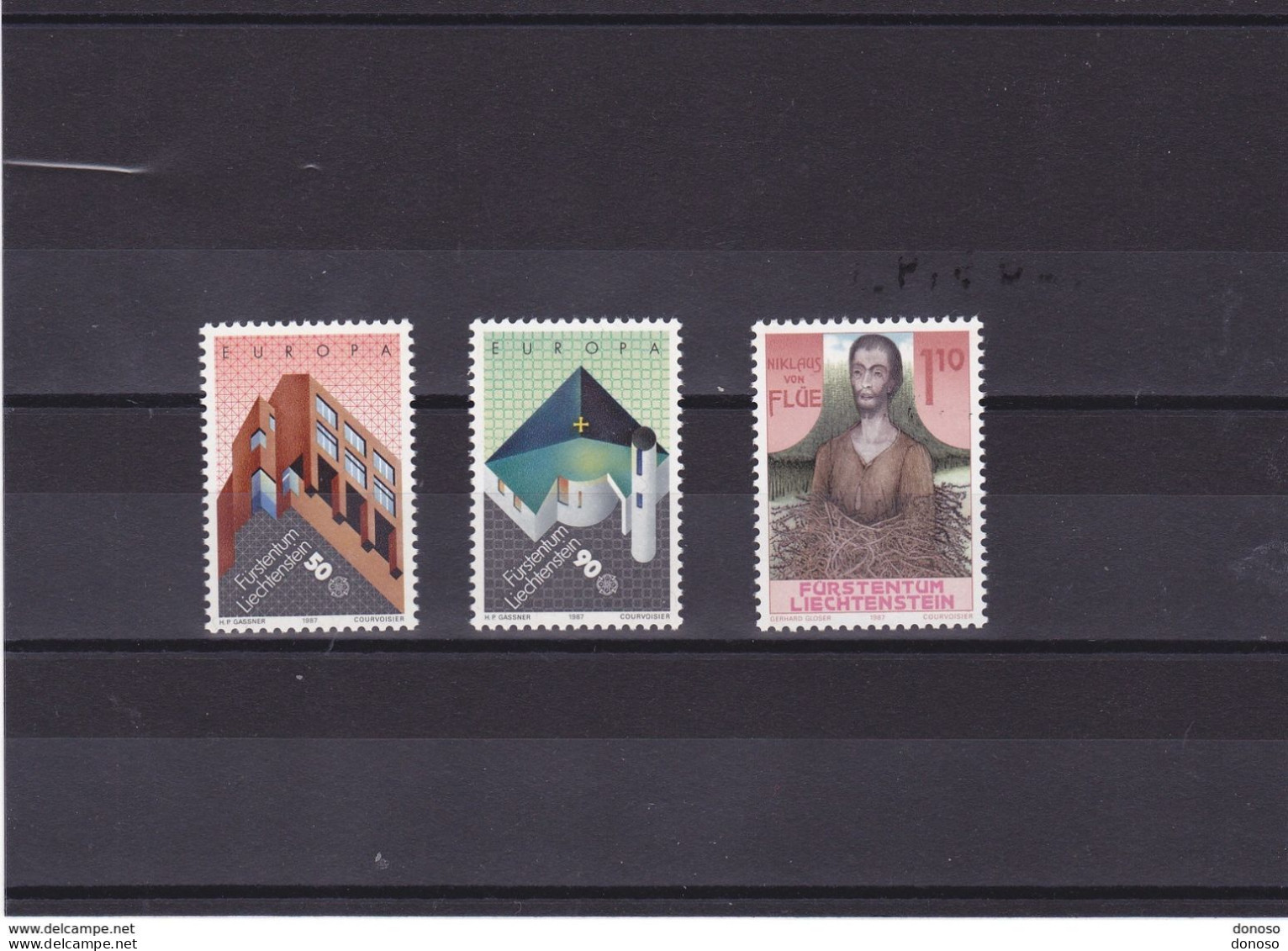 LIECHTENSTEIN 1987 Europa Et Nicolas De Flüe Yvert 859-861 NEUF** MNH Cote : 4,50 Euros - Unused Stamps