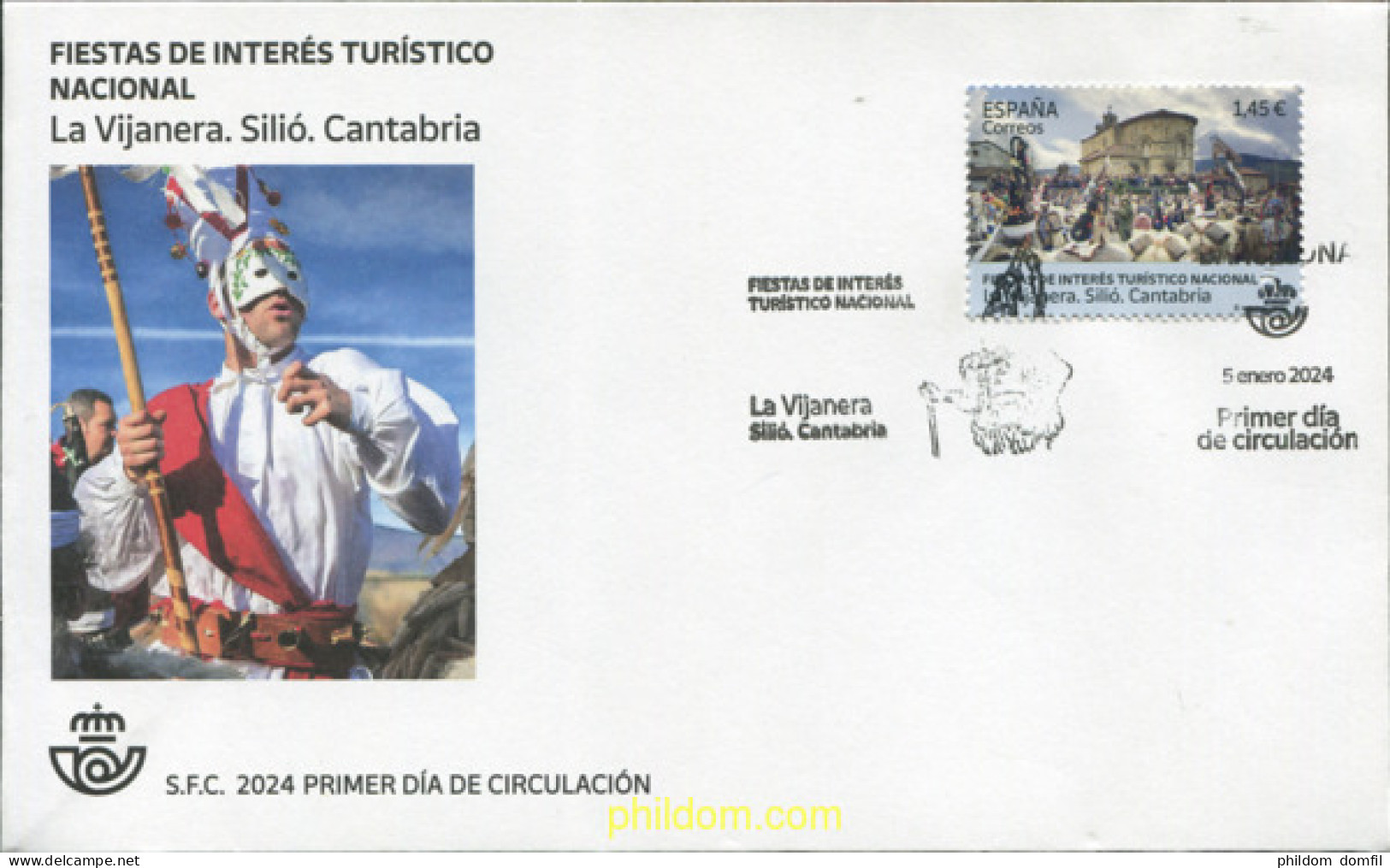 726357 MNH ESPAÑA 2024 FIESTAS DE INTERÉS TURÍSTICOS NACIONAL. LA VIJANERA.SILIÓ. CANTABRIA. - Neufs