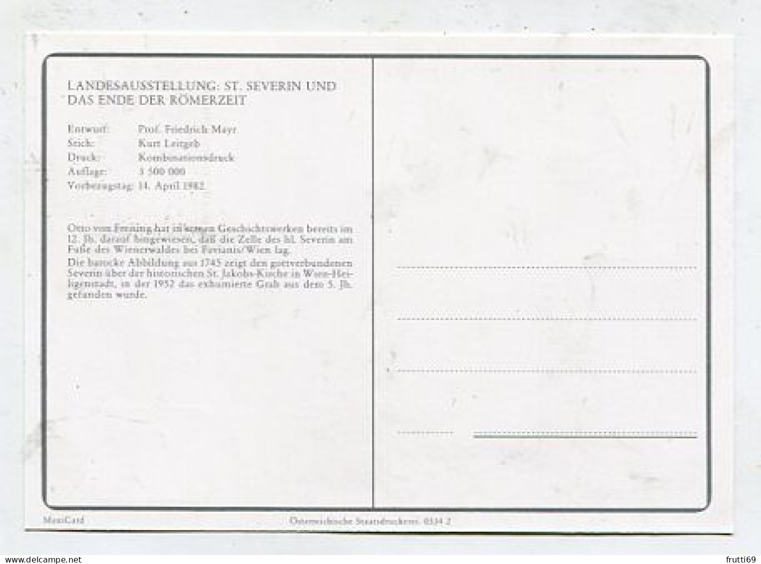 MC 213292 AUSTRIA - Landesausstellung St. Severin Und Das Ende Der Römerzeit - Cartes-Maximum (CM)