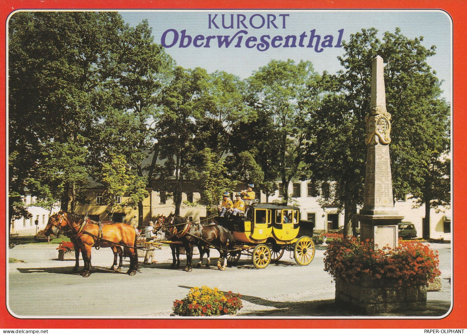 POST - POSTKUTSCHE Oberwiesenthal - Correos & Carteros