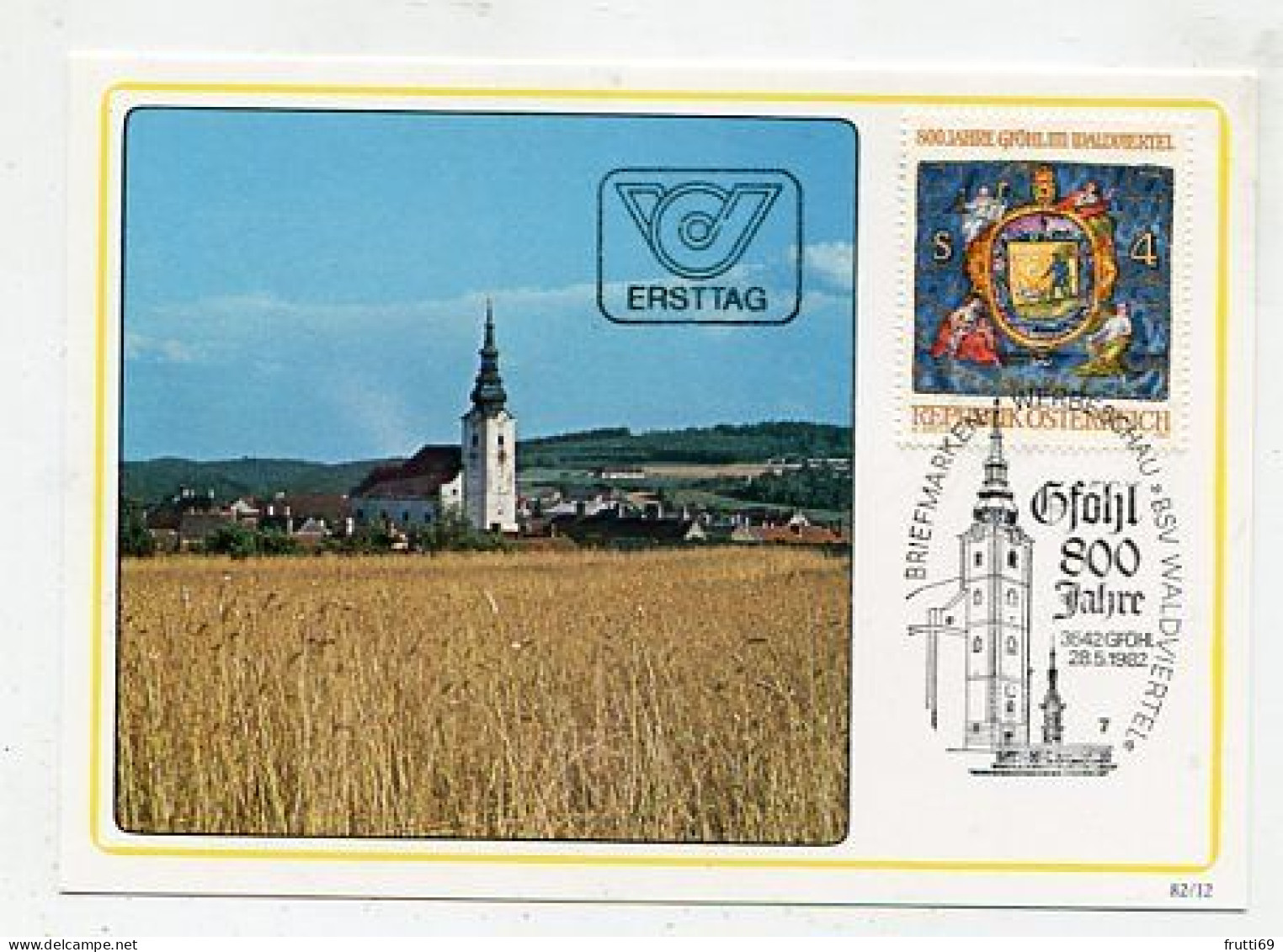 MC 213294 AUSTRIA - 800 Jahre Marktgemeinde Gföhl - Cartoline Maximum