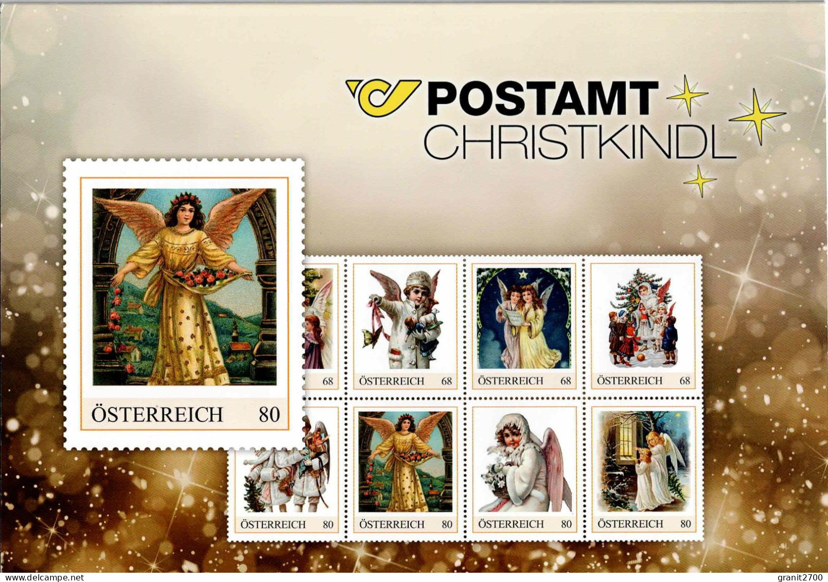 PM  Bogen Postamt Christkindl   - Marken Edition     Lt. Scan Postfrisch - Francobolli Personalizzati