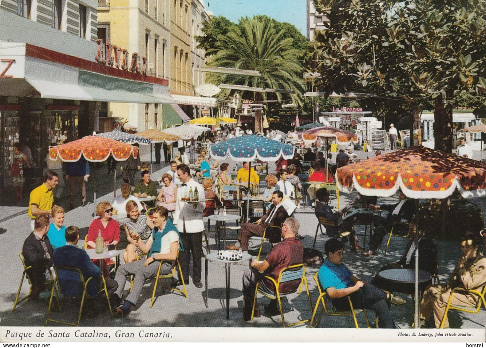 Spanien - Gran Canaria - Las Palmas - Fußgängerzone - Cafe - Parque De Santa Catalina - Gran Canaria