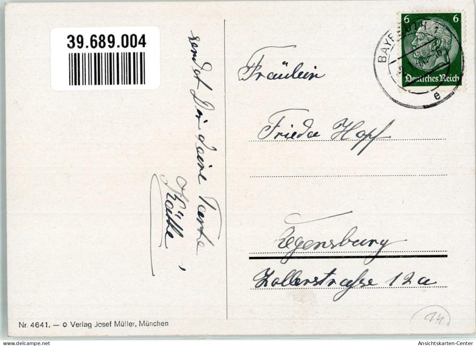 39689004 - Neujahr Kind  Schwein Regenschirm Verlag Josef Mueller Nr. 4641 - Hummel