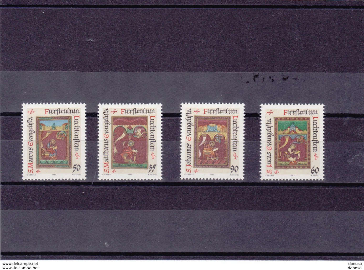 LIECHTENSTEIN 1987 NOËL Yvert 871-874, Michel 930-933 NEUF** MNH Cote 4,75 Euros - Neufs