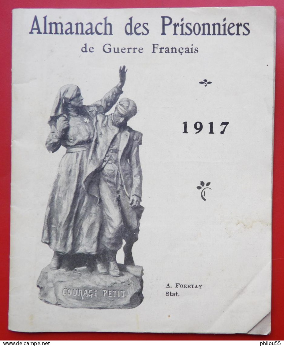 Almanach Des Prisonniers De Guerre Francais 1917 - War 1914-18