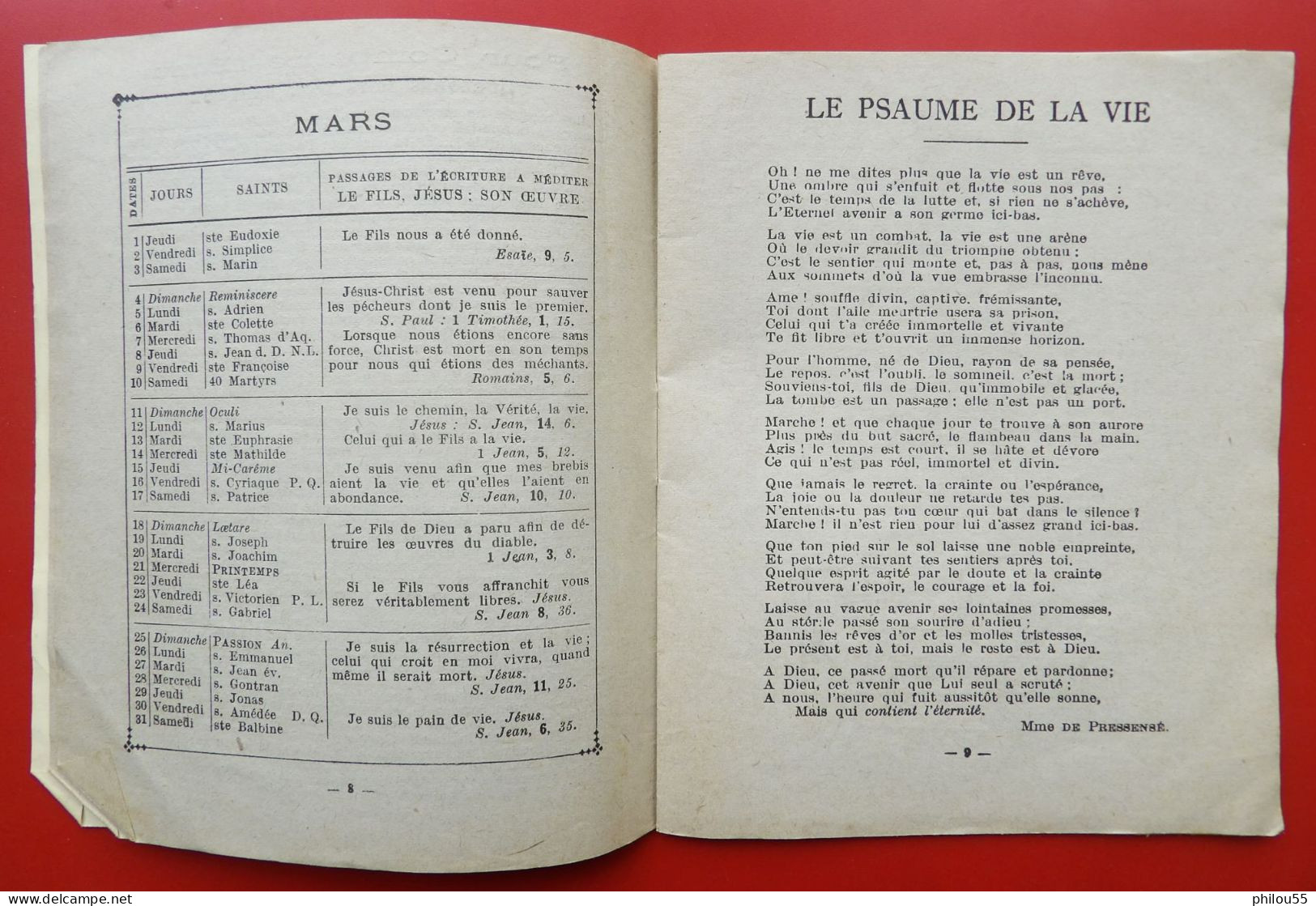 Almanach des Prisonniers de Guerre Francais 1917