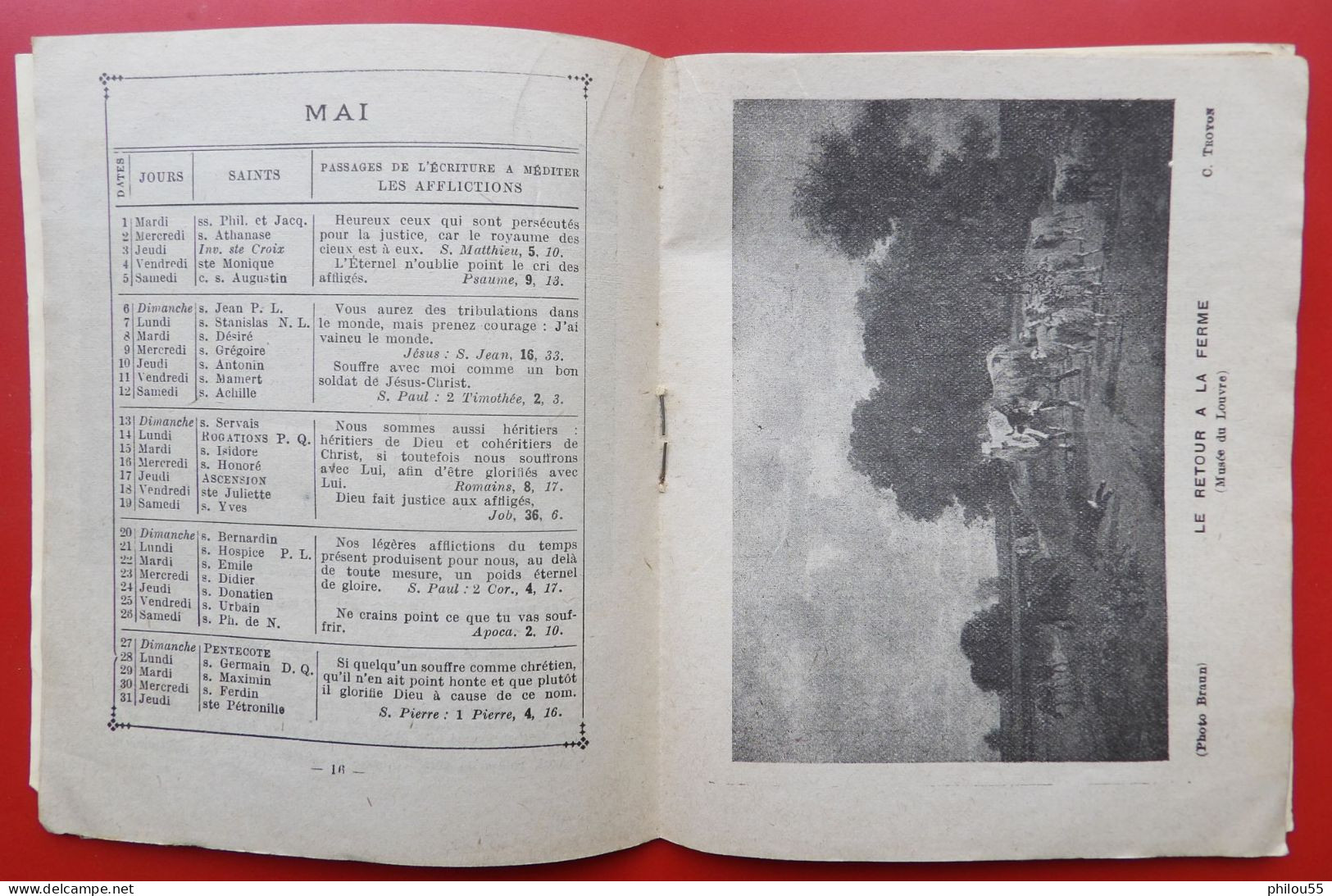 Almanach des Prisonniers de Guerre Francais 1917