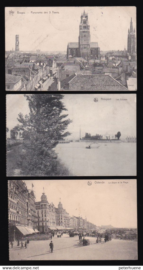 II.Marine-Division Ostende,Bruges,Nieuport. BELGIEN 1915. 6. Kompanie, II. Abteilung 3. Matrosen-Regiment - 1914-18