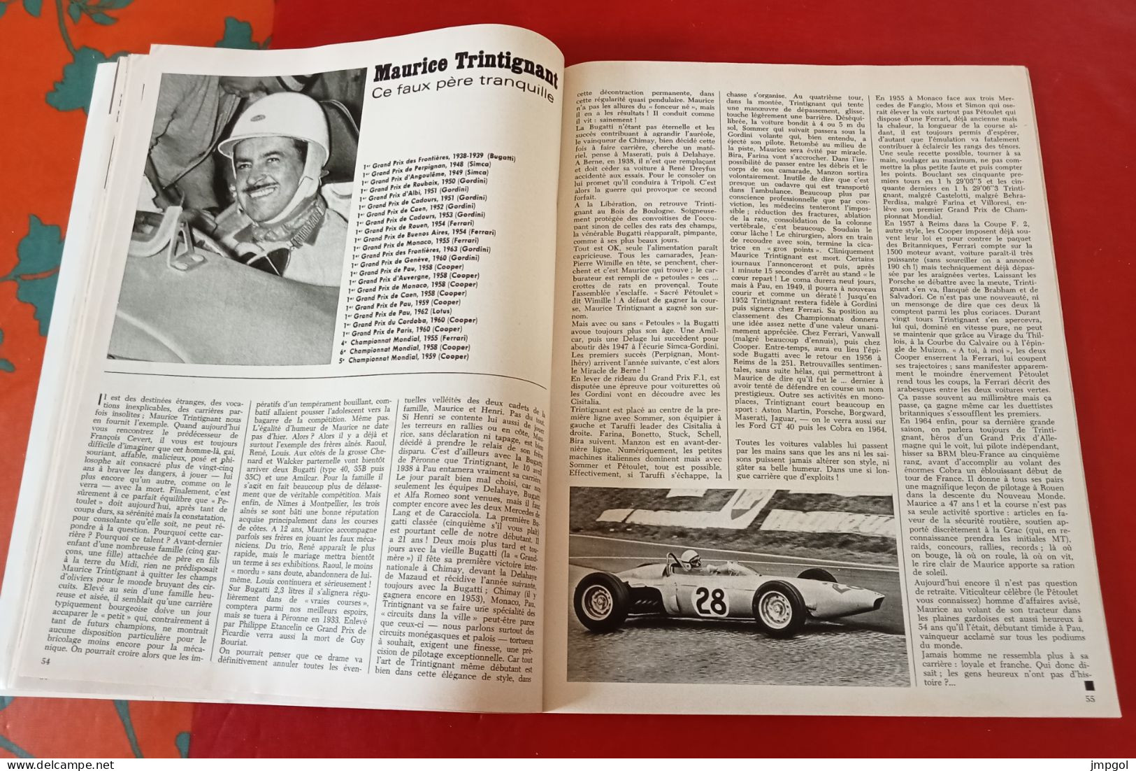 Moteurs n°93 Déc 1971 François Cevert vainqueurs Français Grand prix Chiron Etancelin Trintignant Renault 12 Gordini