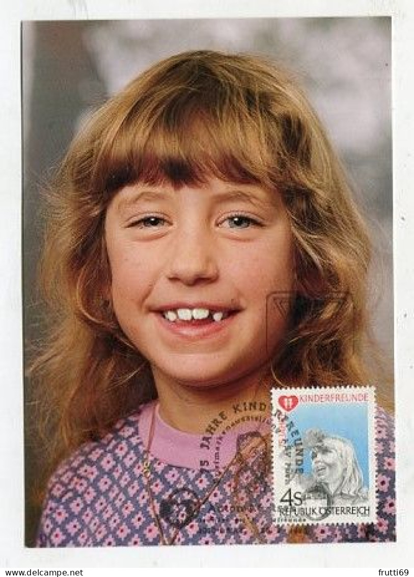 MC 213299 AUSTRIA - 75 Jahre Kinderfreunde - Cartes-Maximum (CM)