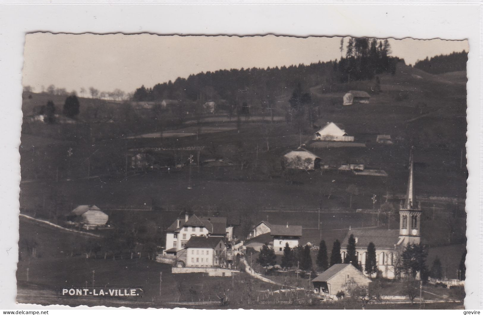 Pont-la-Ville,  Carte-photo 1946 - Autres & Non Classés