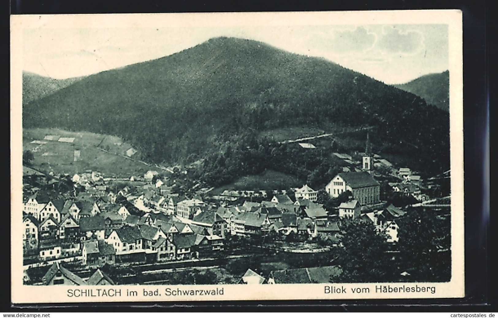 AK Schiltach Im Bad. Schwarzwald, Blick Vom Häberlesberg Auf Den Ort  - Schiltach