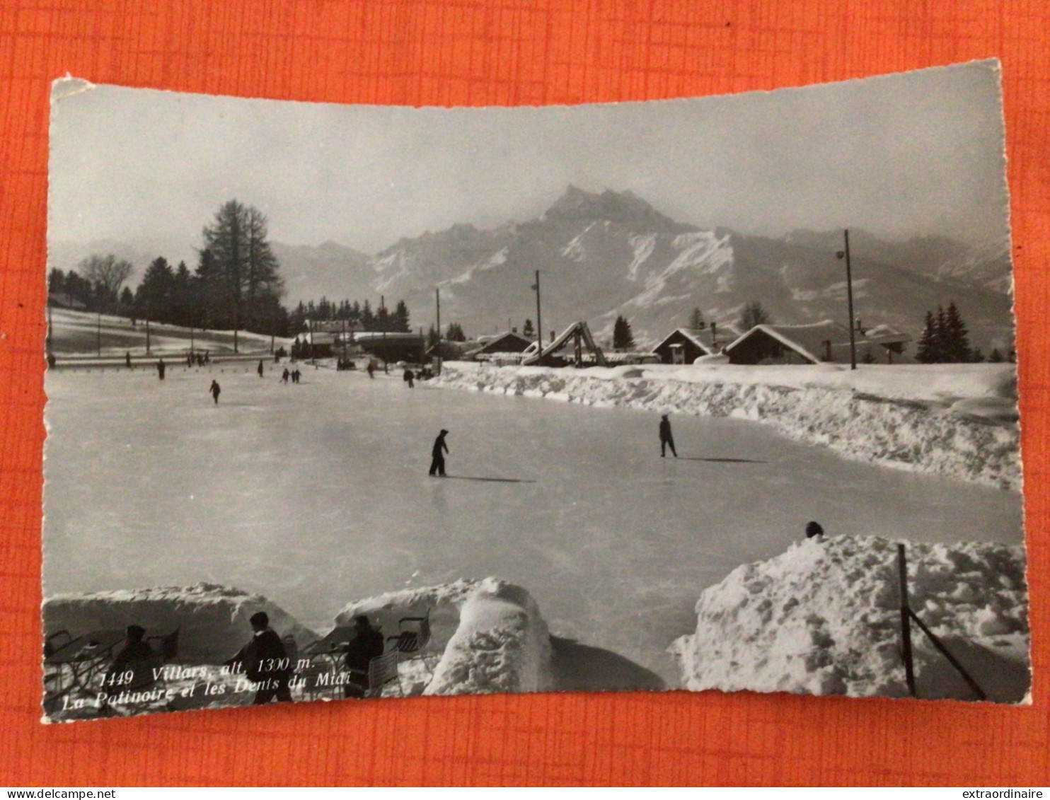 Villars La Patinoire Et Les Dents Du Midi Circulee No.293 - Villars-Chesières