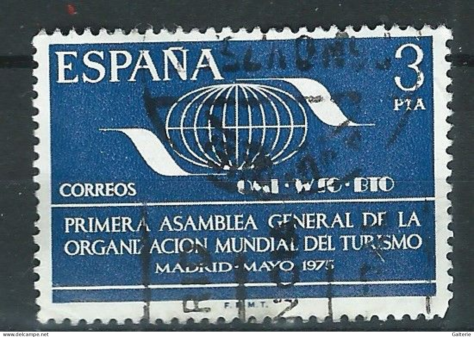 ESPAGNE - Obl - 1975 - YT N° 1909-1ere Assemblée énéale De L' Organisation Mondiale Du Tourisme - Used Stamps