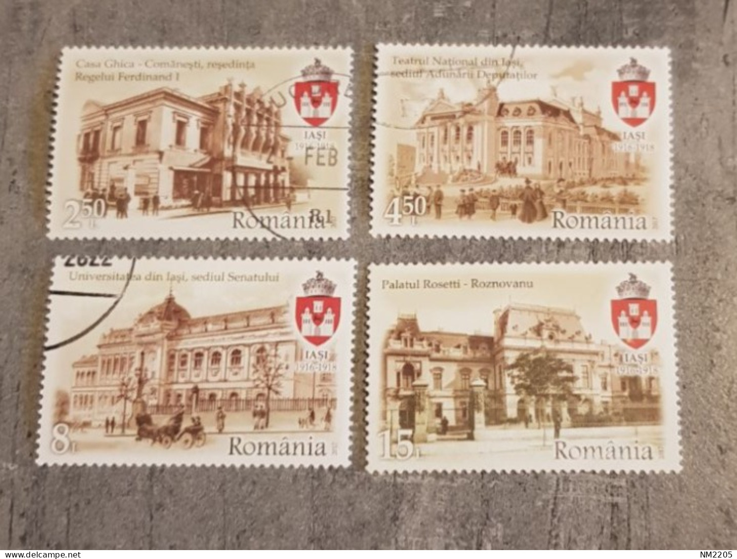 ROMANIA ARHITECTURE &HISTORY SET USE-CTO - Used Stamps