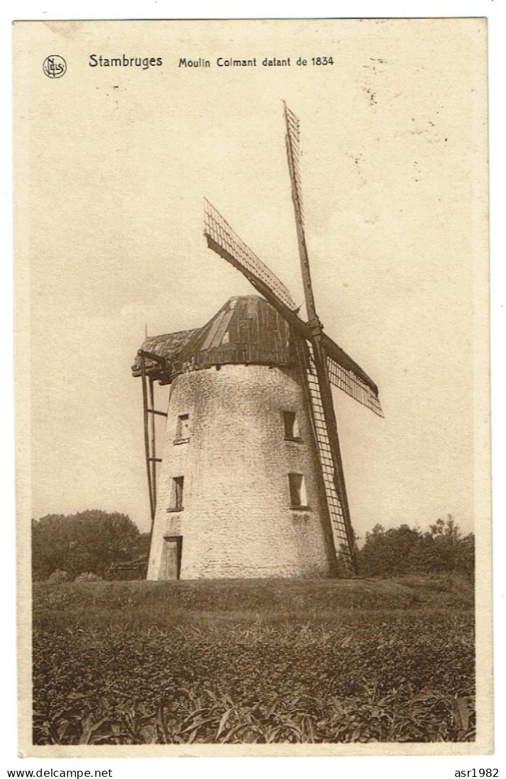 Postkaart  Beloeil / Stambruges : Moulin Colmant . - Belöil