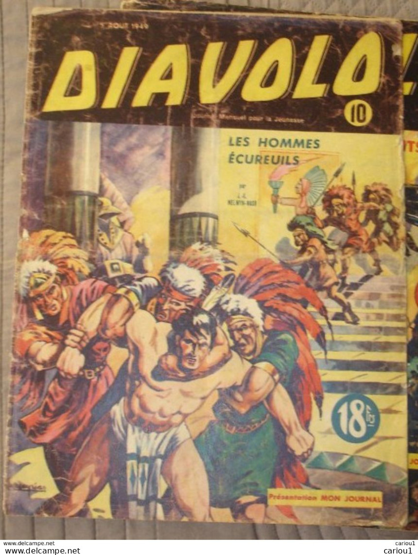 C1 DIAVOLO # 10 1949 Mon Journal LES HOMMES ECUREUILS Besseyrias RARE Port Inclus France - Edizioni Originali (francese)