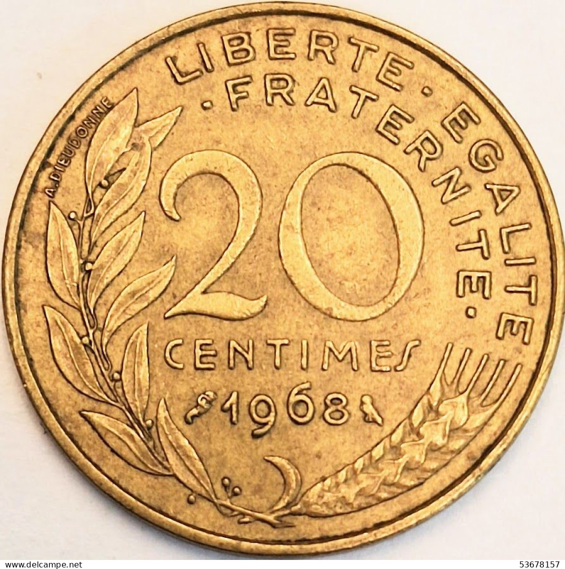 France - 20 Centimes 1968, KM# 930 (#4254) - 20 Centimes