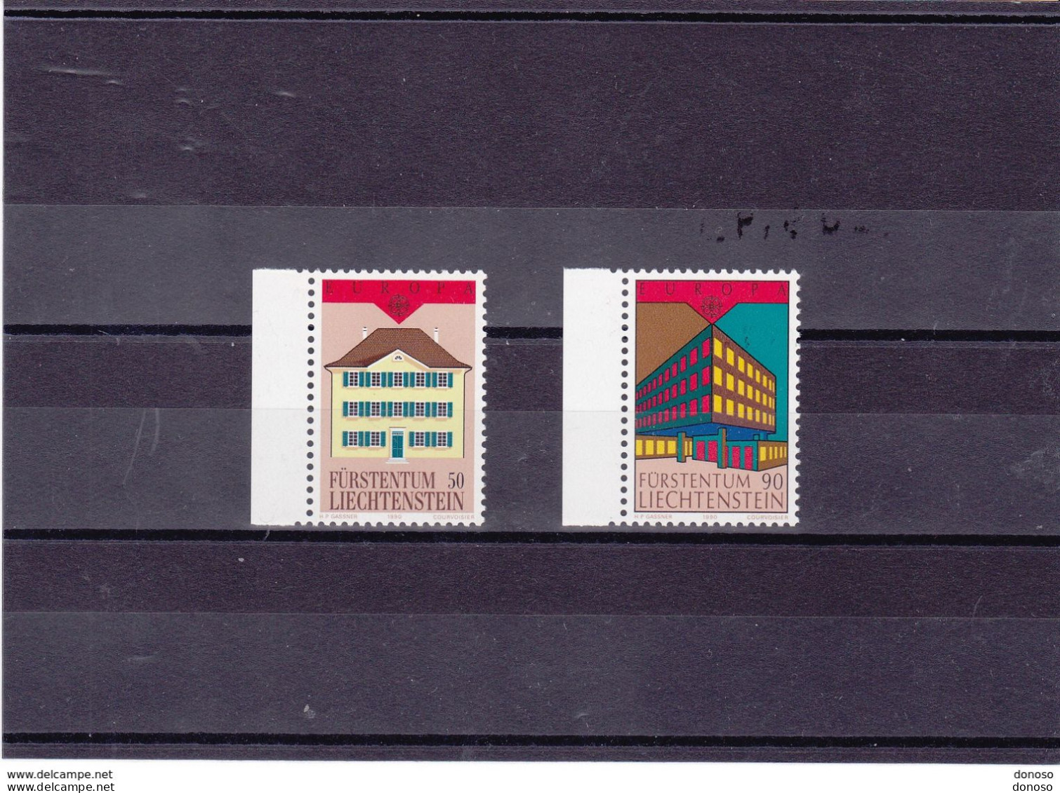 LIECHTENSTEIN 1990 EUROPA Yvert 925-926, Michel 984-985 NEUF** MNH - Unused Stamps