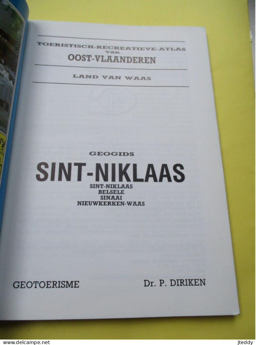 Boek   1988   Blauwe Vogel  GEO-GIDS   SINT -  NIKLAAS - Sint-Niklaas