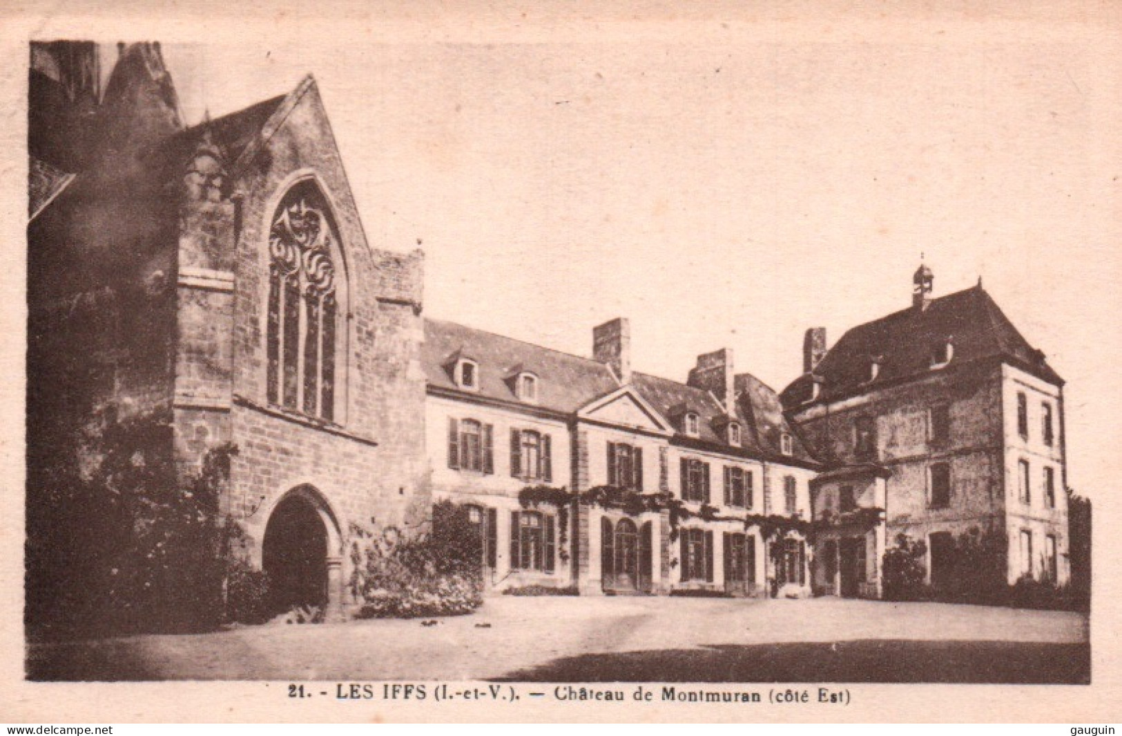CPA - LES IFFS (BÉCHEREL) - Château De Montmuran  Côté Est ... Edition ? - Bécherel