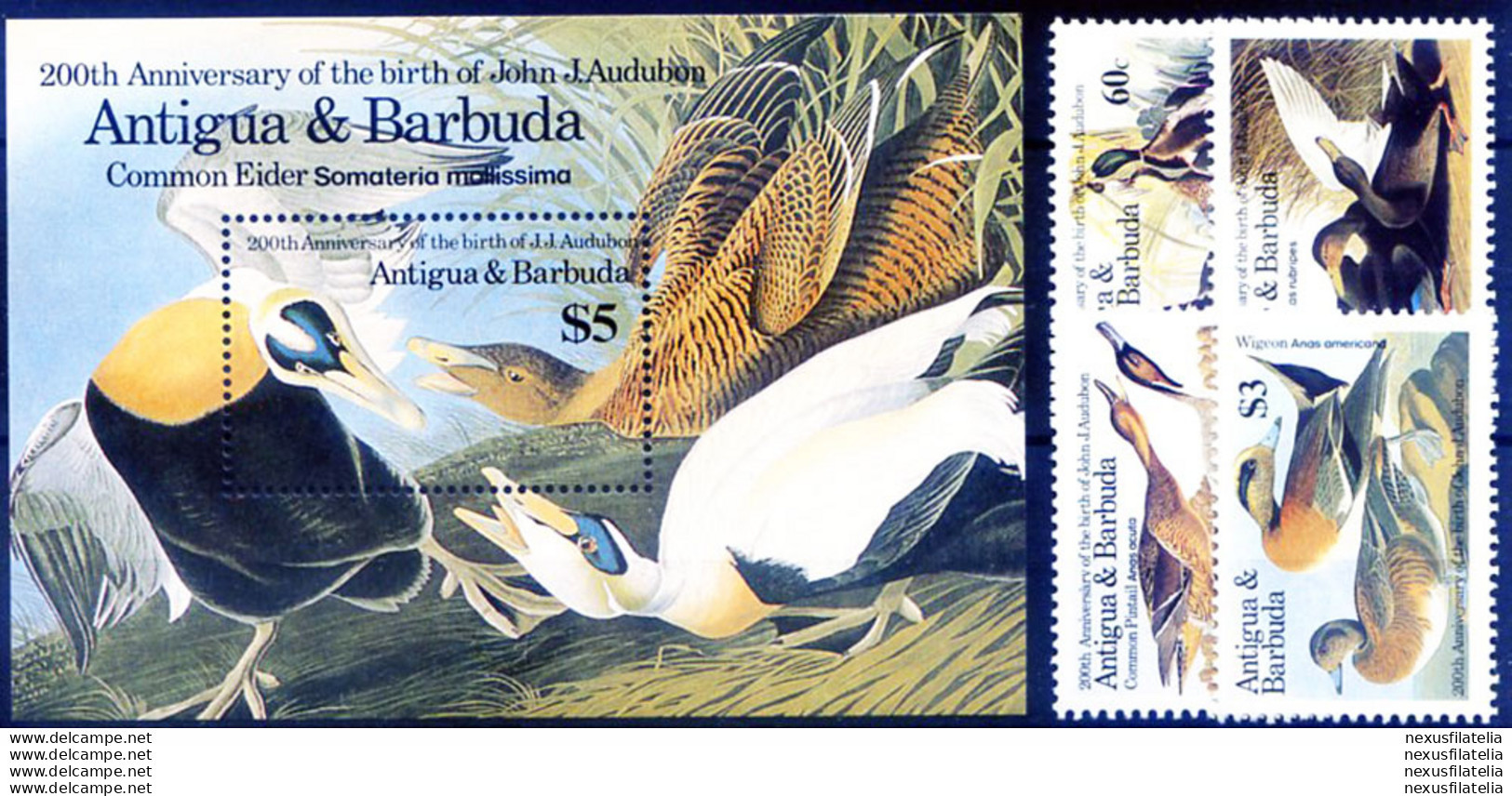 Fauna. Uccelli 1986. - Antigua And Barbuda (1981-...)