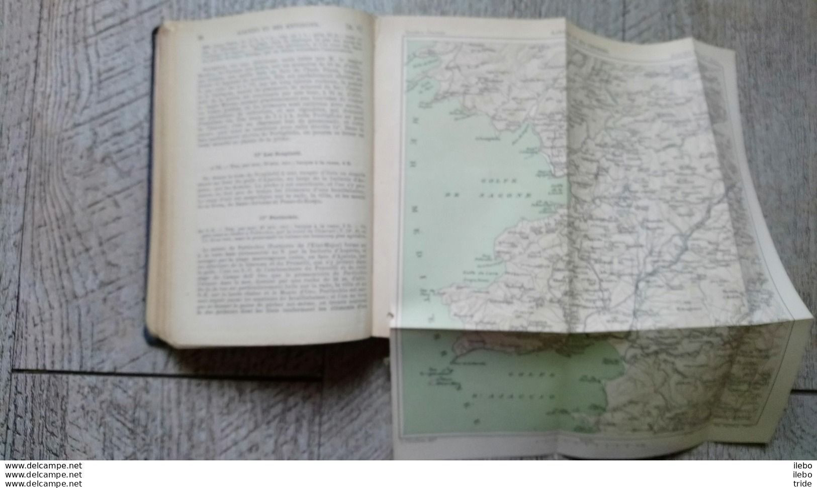 Guides Joanne France Corse 1905 Hachette Gravures Plan Cartes Corse En Bicyclette - Aardrijkskunde