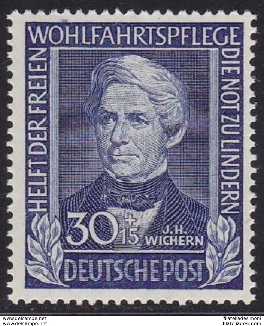 1949 GERMANIA  - N° 6  Beneficenza  MNH/** - Other & Unclassified