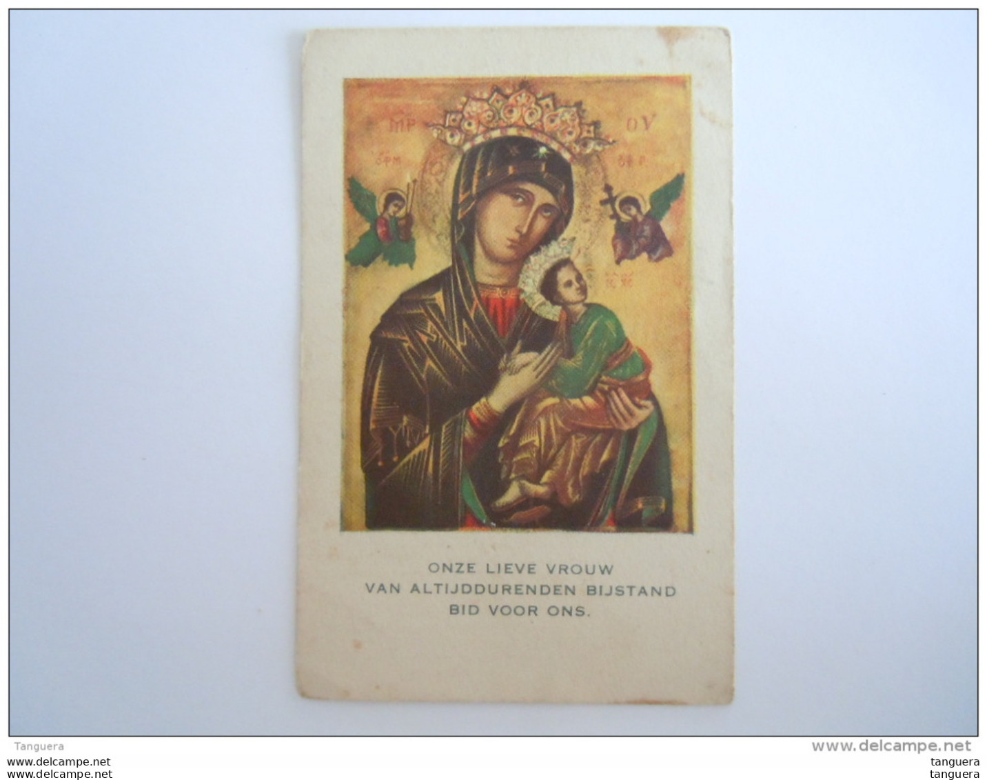 Image Pieuse Holy Card Onze Lieve Vrouw Van Altijddurende Bijstand 1936 H. Missie Weert Gebed - Andachtsbilder