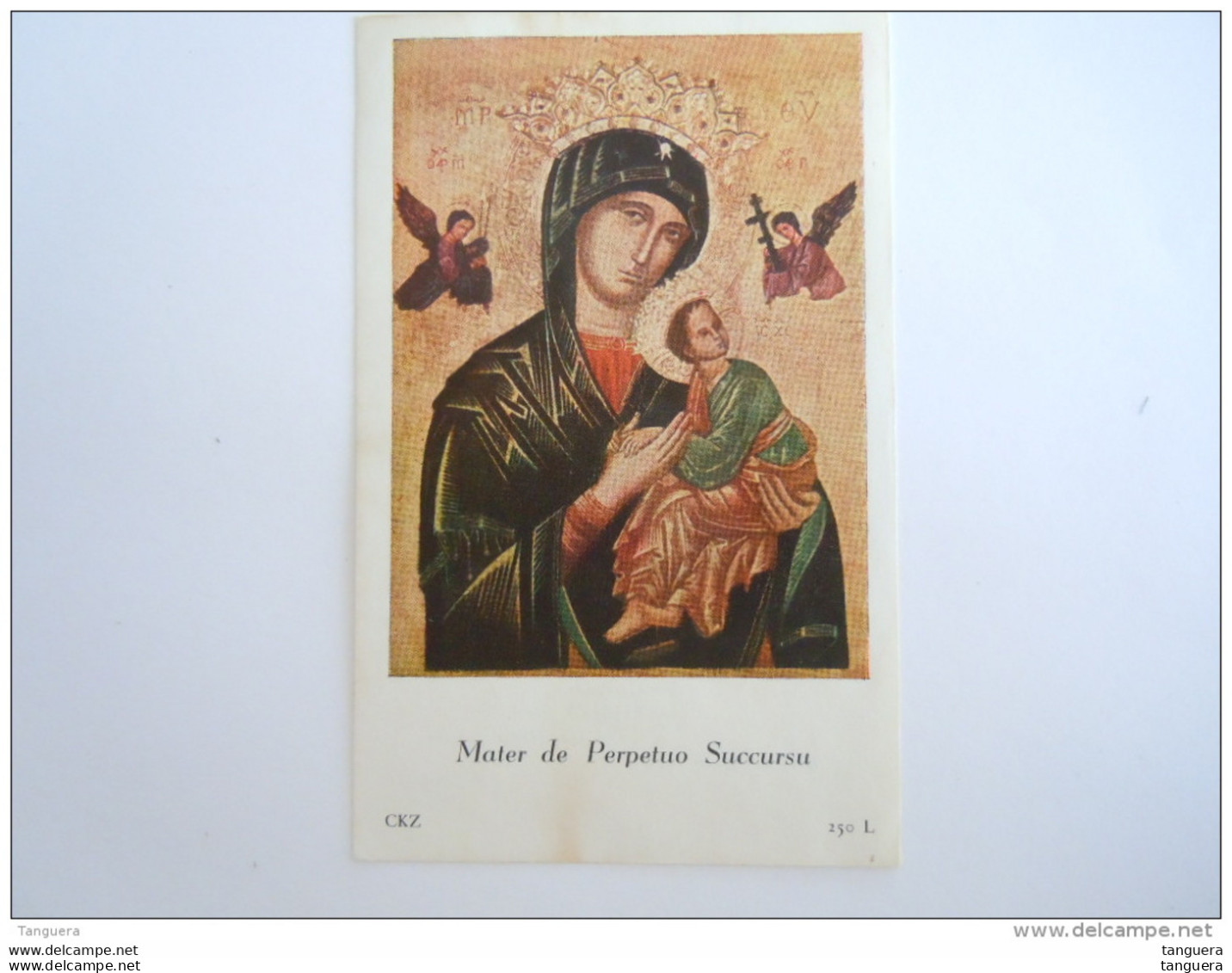Image Pieuse Holy Card Notre Dame Du Perpetuel Secours  Maria De Perpetuo Succursu Gebed Impr. Hengelo - Andachtsbilder