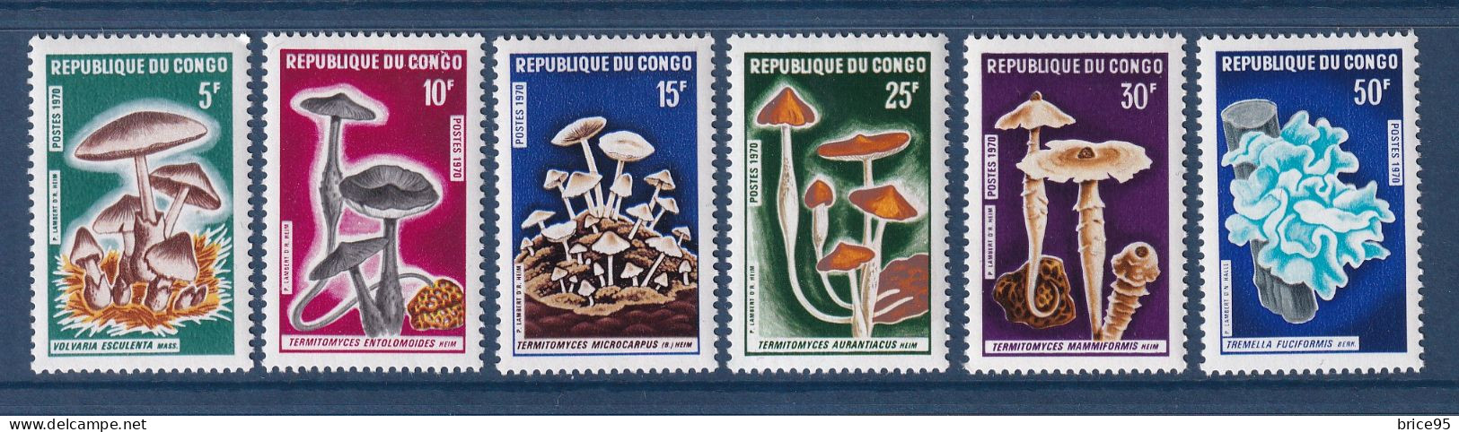 Congo - YT N° 254 à 259 ** - Neuf Sans Charnière - 1970 - Nuovi