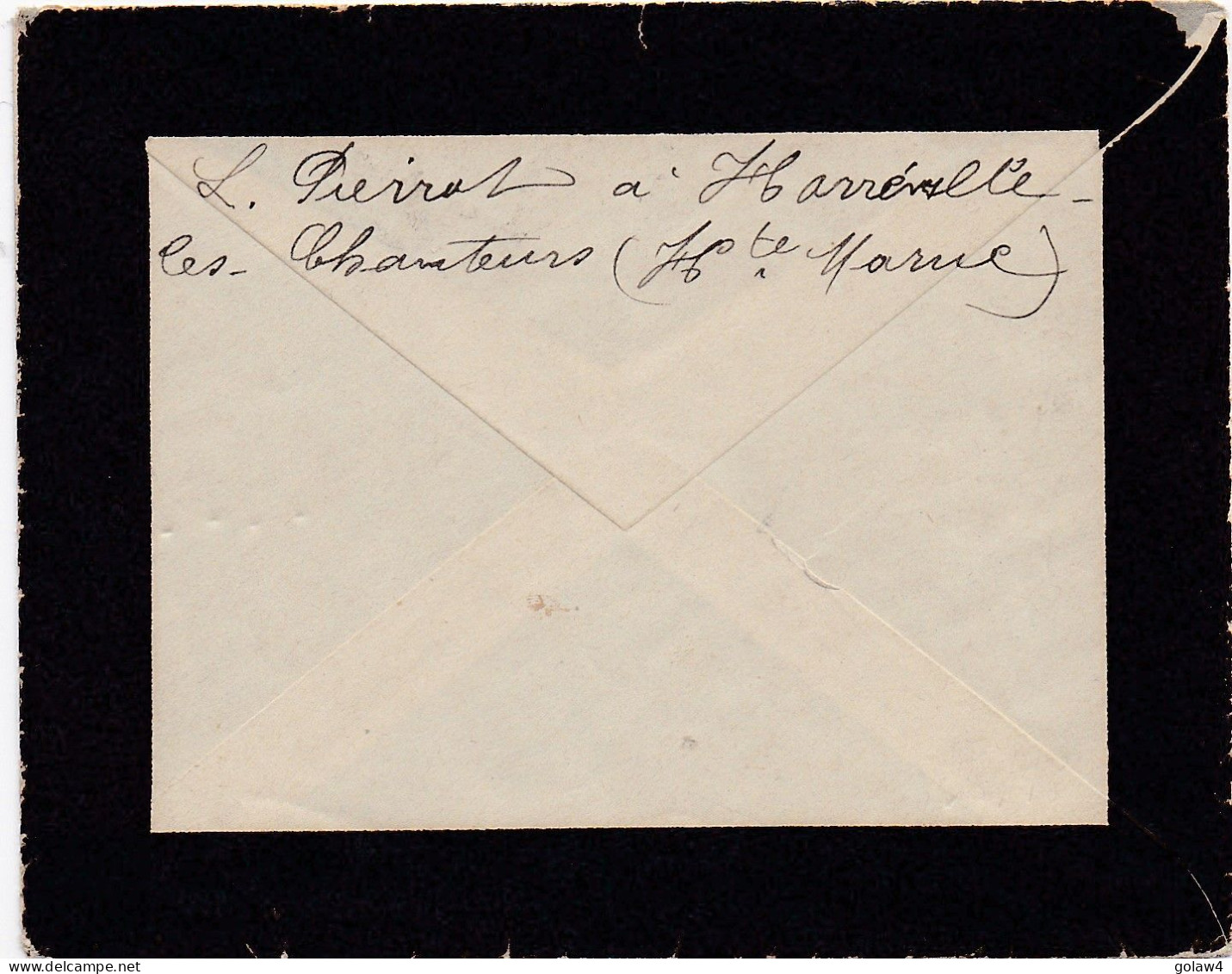 36749# LETTRE FM PAS POUR LE SECTEUR POSTAL N°4 Ob CHALINDREY A TOUL 1918 HAUTE MARNE MEURTHE ET MOSELLE CONVOYEUR LIGNE - Railway Post