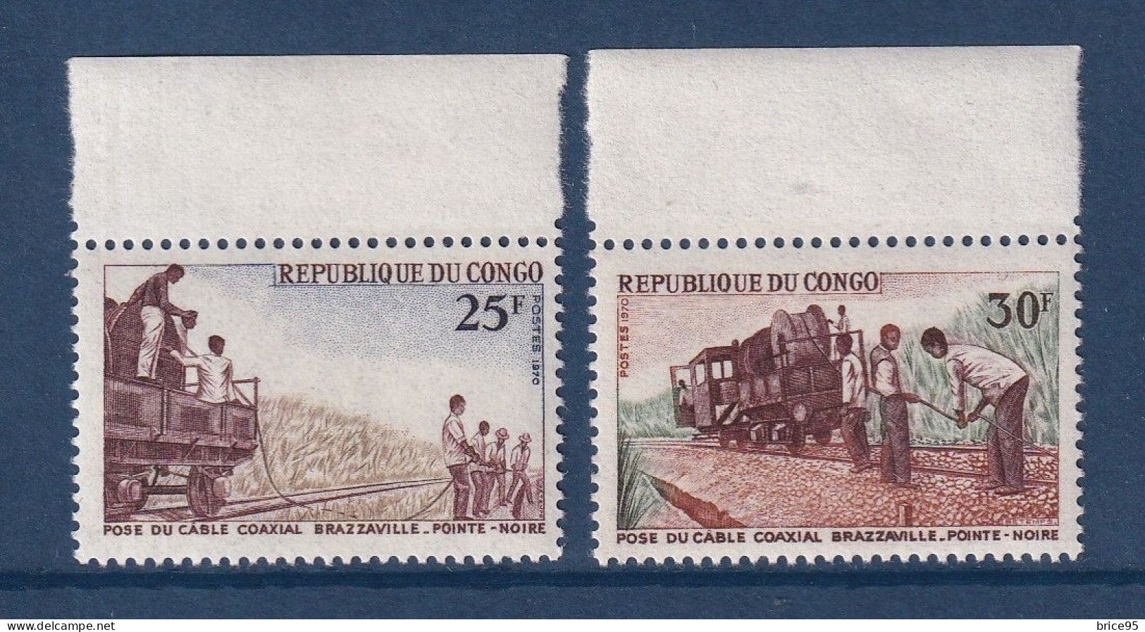 Congo - YT N° 261 Et 262 ** - Neuf Sans Charnière - 1970 - Nuevas/fijasellos