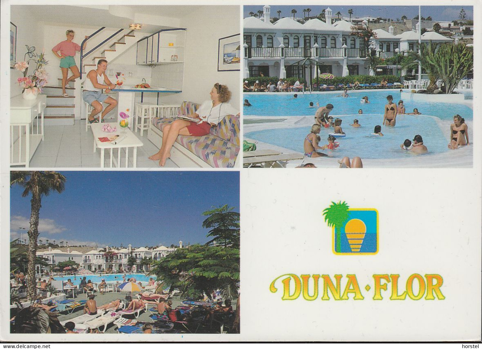 Spanien - Gran Canaria - Maspalomas - Duna Flor - Swimmingpool - Nice Stamp - Gran Canaria