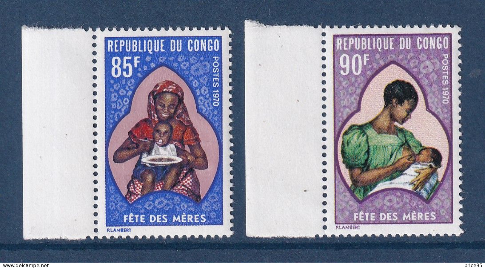 Congo - YT N° 263 Et 264 ** - Neuf Sans Charnière - 1970 - Ongebruikt