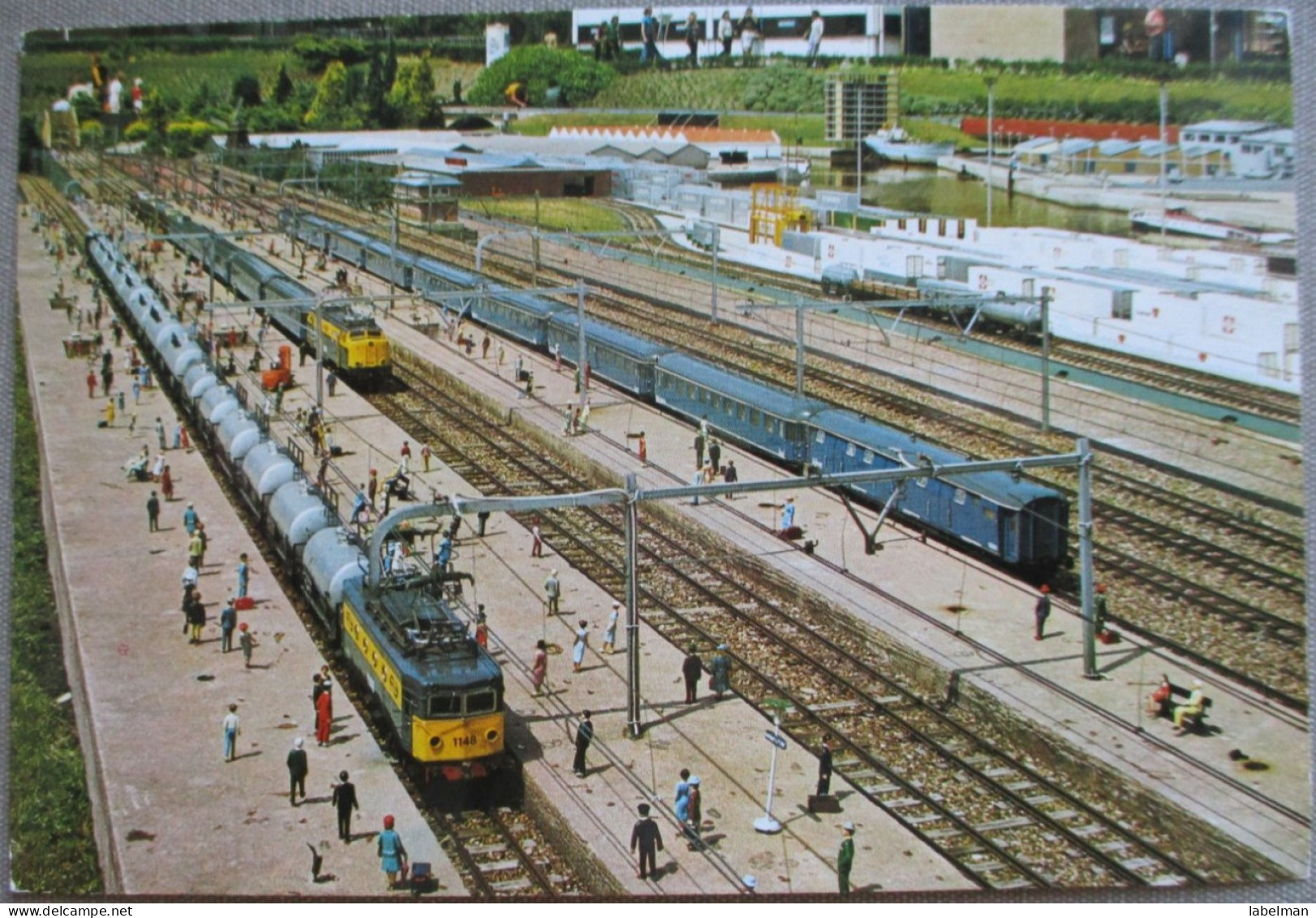 HOLLAND NETHERLAND DEN HAAG MADURODAM TRAIN STATION POSTCARD CARTOLINA ANSICHTSKARTE CARTE POSTALE POSTKARTE CARD KARTE - Den Haag ('s-Gravenhage)