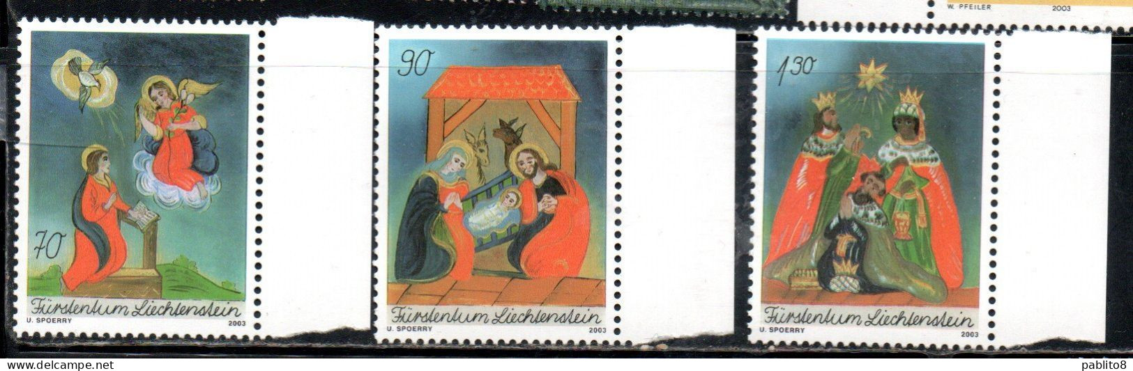 LATVIA LETTLAND LETTONIA LATVIJA 2002 CHRISTMAS NATALE NOEL WEIHNACHTEN NAVIDAD COMPLETE SET SERIE COMPLETA MNH - Lettonie