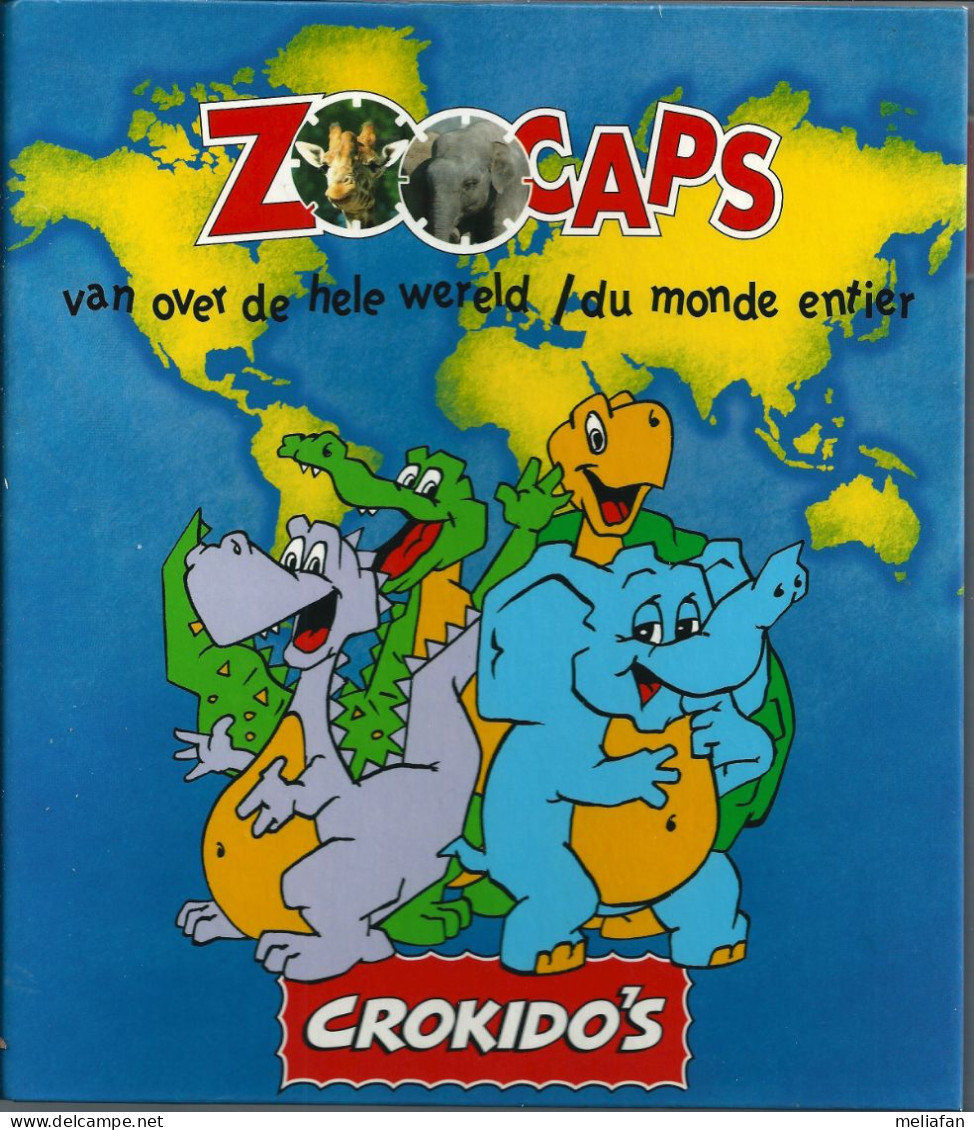 Z062 - ZOOCAPS CROKIDOS - COMPLET DE SES 25 POGS - ANIMAUX - Andere & Zonder Classificatie