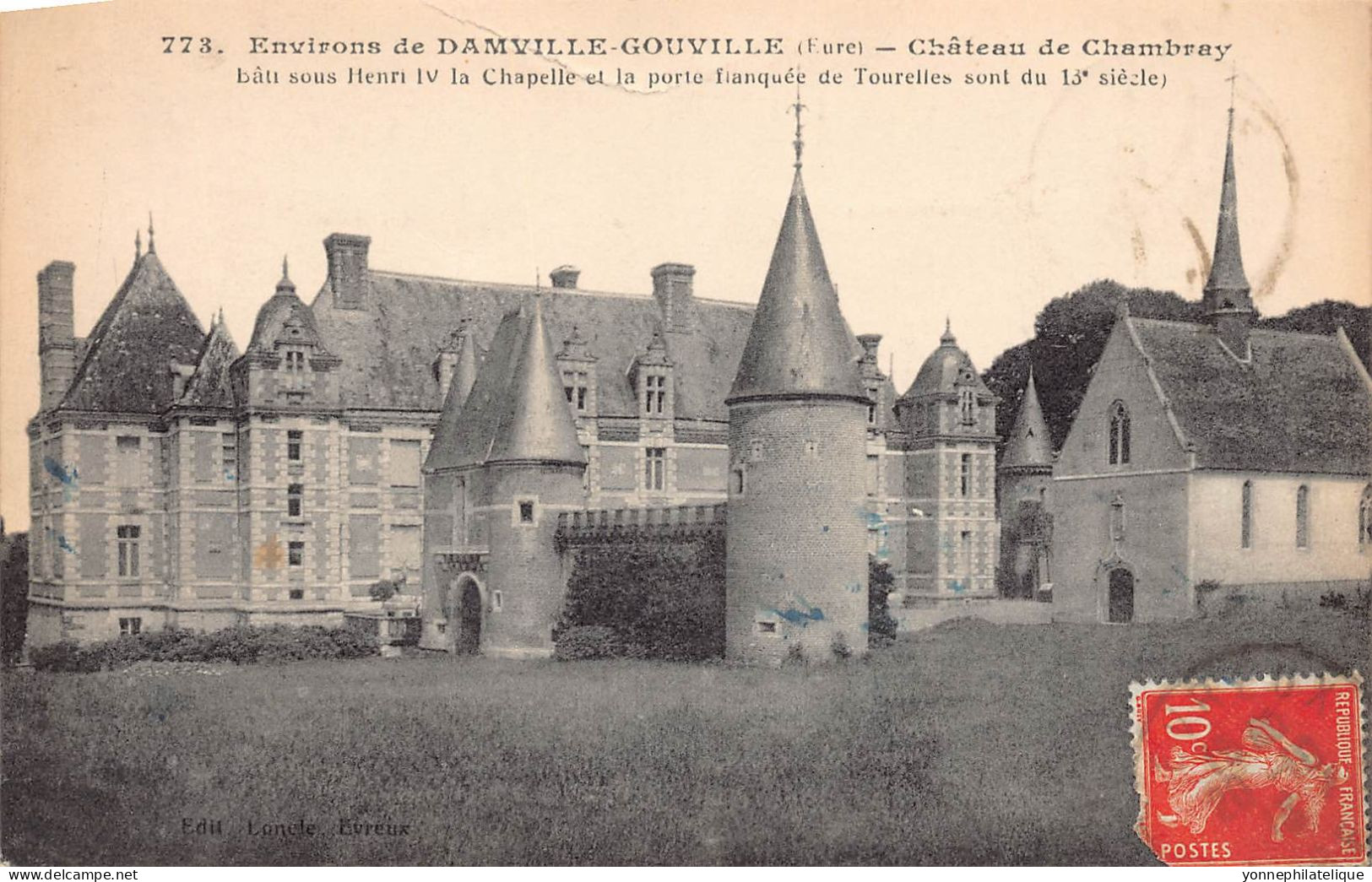 27 - EURE - Canton de DAMVILLE - LOT de 26 CPA - LOT 27-36G