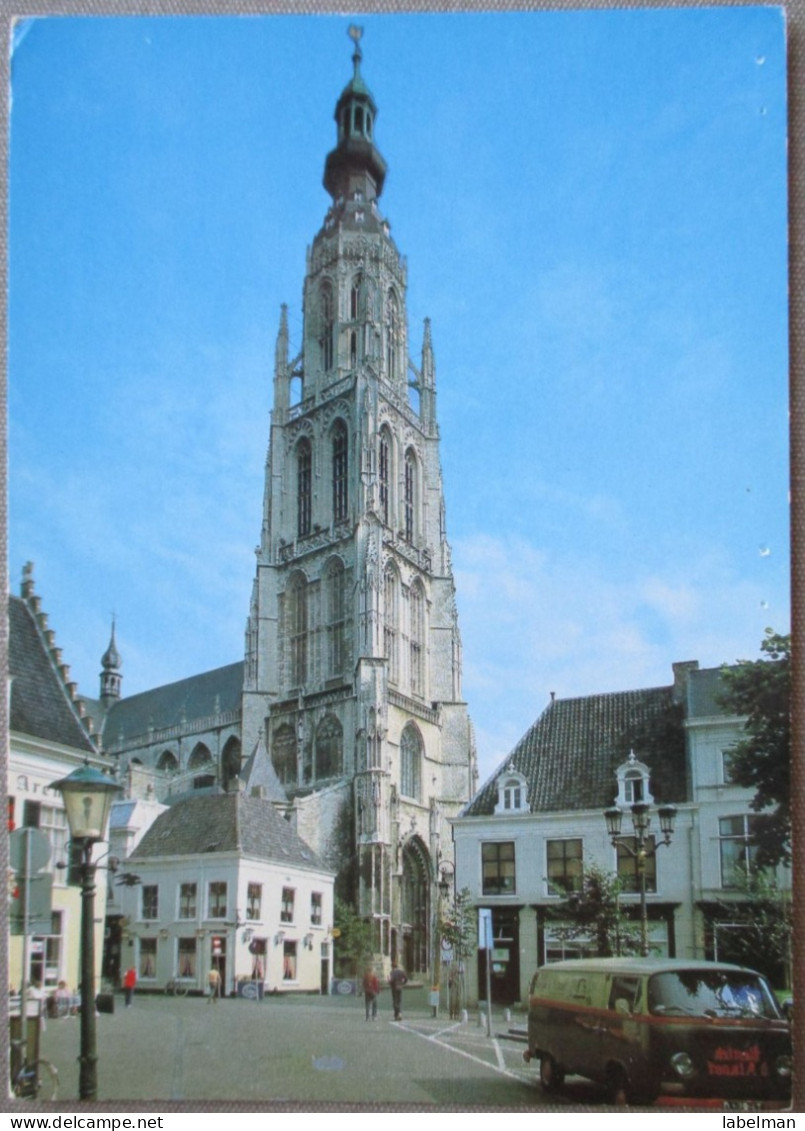 HOLLAND NETHERLAND NOOR BRABANT BREDA VROUWE CHURCH POSTCARD CARTOLINA ANSICHTSKARTE CARTE POSTALE POSTKARTE CARD KARTE - Breda