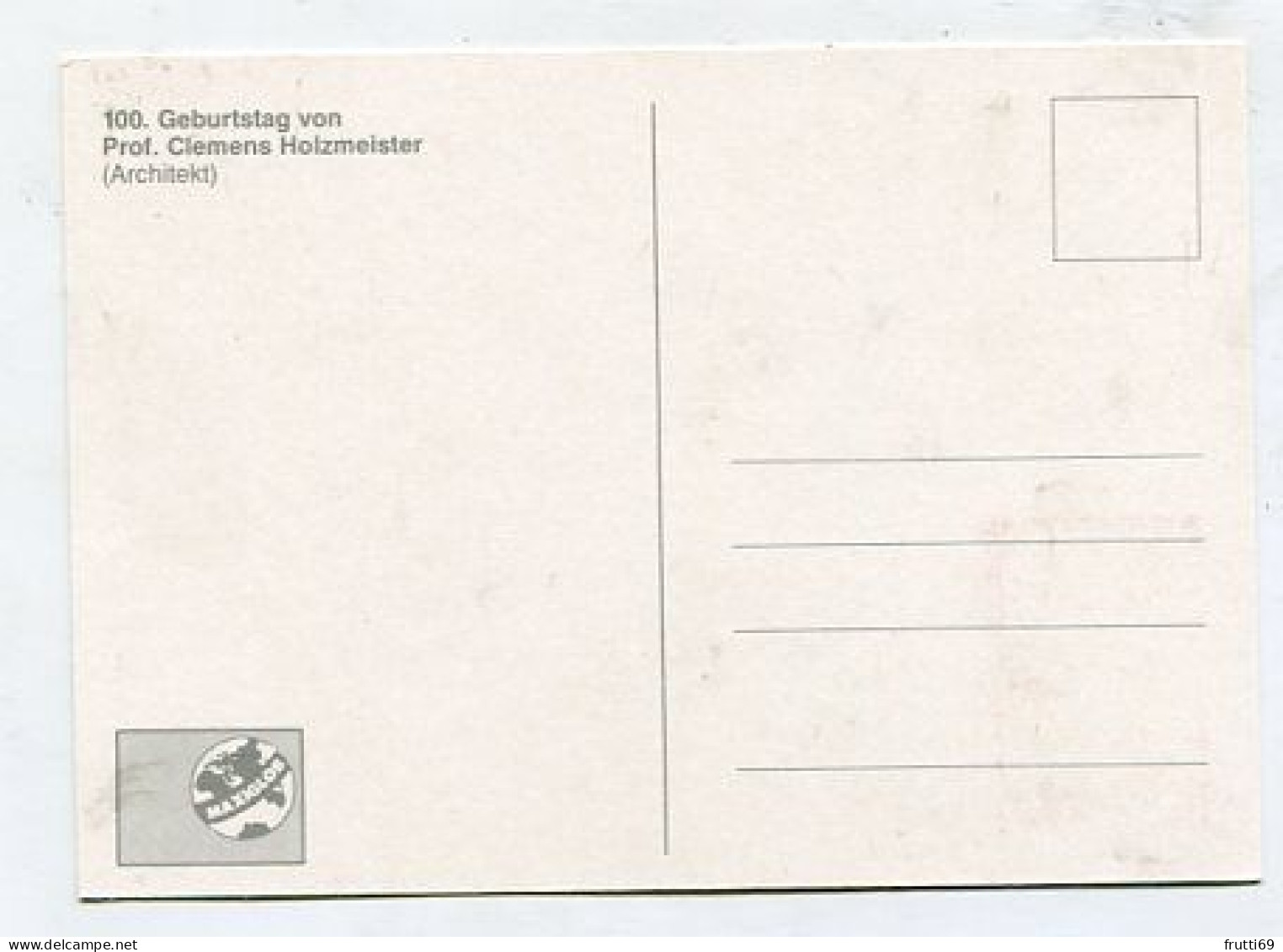 MC 213324 AUSTRIA - 100. Geburtstag Von Prof.. Clemens Holzmeister (Architekt) - Maximum Cards