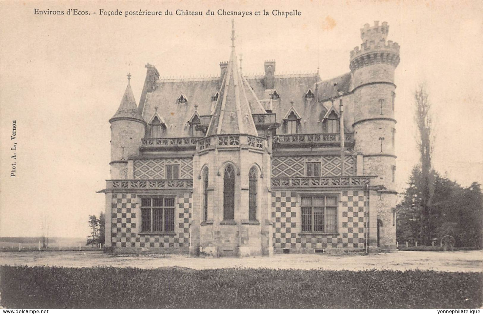 27 - EURE - Canton D'ECOS - LOT De 13 CPA De Châteaux - LOT 27-37G - 5 - 99 Postkaarten