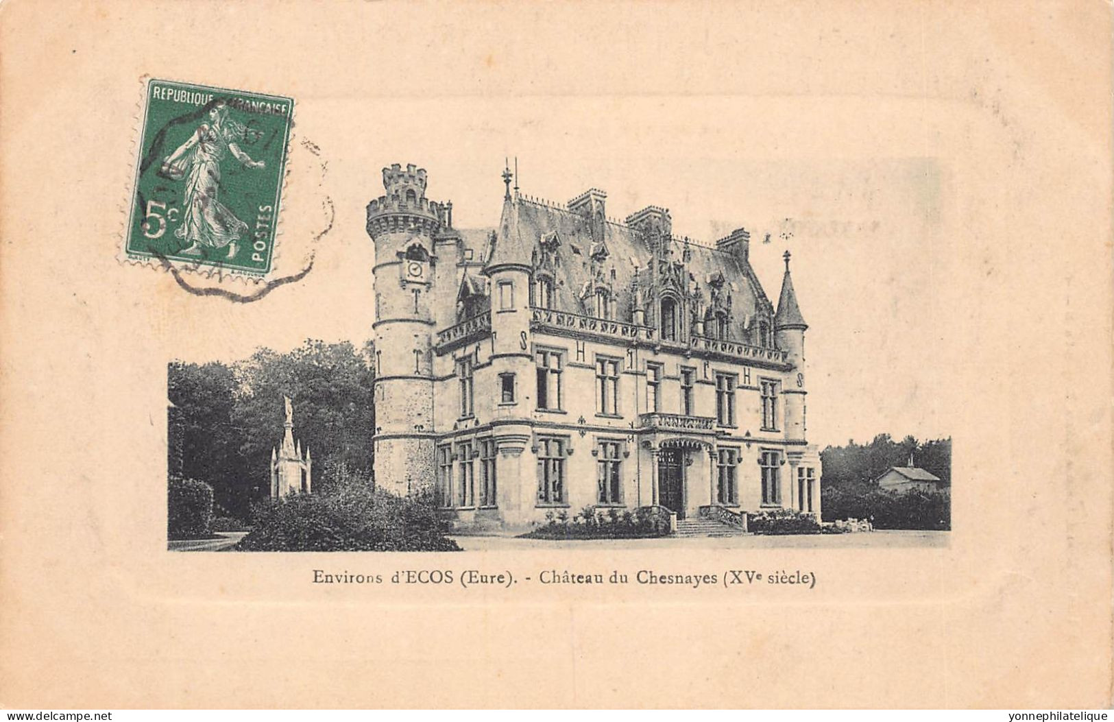 27 - EURE - Canton D'ECOS - LOT De 13 CPA De Châteaux - LOT 27-37G - 5 - 99 Postkaarten